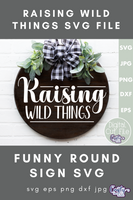 Raising Wild Things Svg