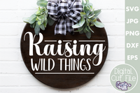 Raising Wild Things Svg