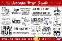 Sarcastic Svg Mega Bundle