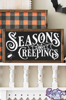 Seasons Creepings, Vintage Farmhouse Sign