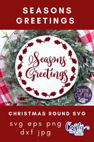 Christmas Svg, Seasons Greetings