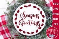 Christmas Svg, Seasons Greetings