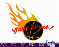 Slam Dunk Basketball SVG