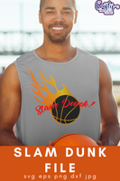 Slam Dunk Basketball SVG