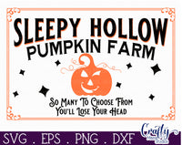 Sleepy Hollow Pumpkin Farm Sign