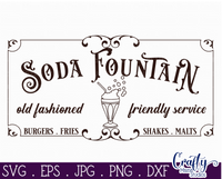 Soda Fountain Svg File