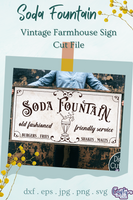 Soda Fountain Svg File