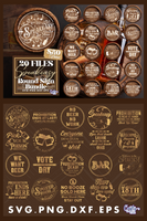 Prohibition Round Signs Bar Bundle