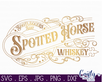 Spotted Horse Whiskey Svg