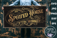 Spotted Horse Whiskey Svg