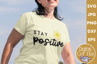 Mental Health Svg, Stay Positive