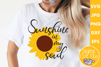 Sunshine In My Soul, Sunflower Svg,