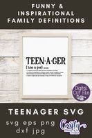 Teen Definition Svg, Teenager