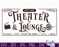 Theater And Lounge Svg File