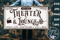 Theater And Lounge Svg File