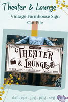 Theater And Lounge Svg File