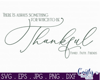 Be Thankful | Inspirational Sign Svg