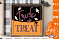 Retro Halloween Svg, Trick Or Treat