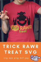 Trick Rawr Treat, Halloween Dinosaur Svg