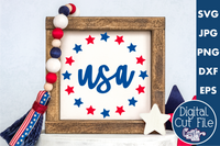 USA Sign Svg