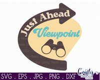 Viewpoint Just Ahead Retro Svg