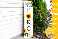 Sunflower Svg, Welcome To Our Porch