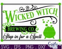 Wicked Witch Brewing, Vintage Sign