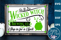 Wicked Witch Brewing, Vintage Sign