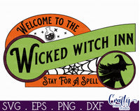 Wicked Witch Inn, Vintage Farmhouse Sign